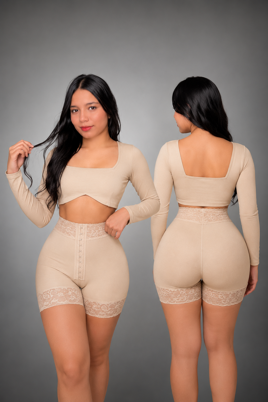 Short Reloj de Arena Talle Alto