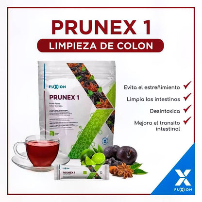 Kit perdida de peso ⏳Producto 100% natural🌱 7 días PRUNEX1+FLORA LIV (14 sobres)💚 7 días quemador de grasa THERMO T3 (7 sobres) 💙